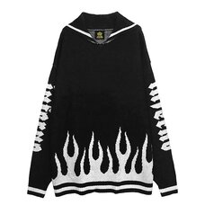 LISTEN FLAVOR Magic Flame Sailor Knit