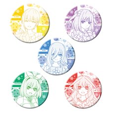 The Quintessential Quintuplets Pin Badge Collection Vol. 2