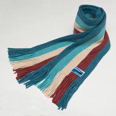 Laid-Back Camp Rin Shima's Striped Scarf (Re-run)