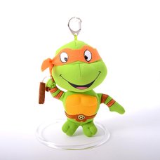 Teenage Mutant Ninja Turtles 5.5 Michelangelo Keychain Plush"