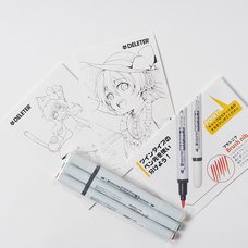 Deleter Manga Set Color Illust Mini