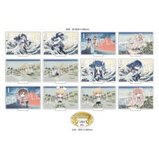 Katsushika Hokusai x Hatsune Miku by Rella Trading Acrylic Stand Box Set