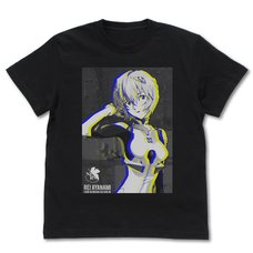 Evangelion Rei Ayanami Black Graphic T-Shirt