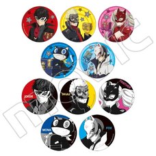 Persona 5 the Animation Treasure Character Pin Badge Collection Box Set