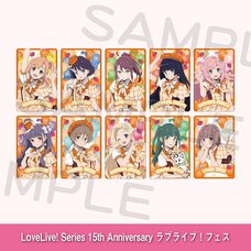 Love Live! Series 15th Anniversary Love Live! Fest Random Foil-stamped Clear Card Ikizulive! (1 Pack)