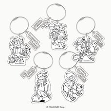 hololive Meet Deformed Illustration Double Acrylic Keychain