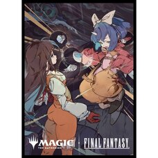 Magic: The Gathering Final Fantasy Players Card Sleeve MFS-59 Woodblock Print Borderless Edition Crystal Fragments