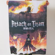 Attack on Titan Key Art Fabric Poster