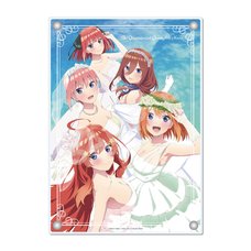 The Quintessential Quintuplets the Movie Acrylic Board Wedding Dress Ver. (Re-run)