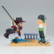 World Collectable Figure One Piece Log Stories Roronoa Zoro vs. Dracule Mihawk