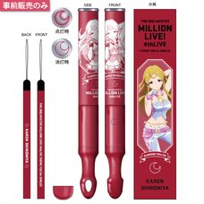 The Idolm@ster Million Live! 4th Live: Th@nk You for Smile!! Official Tube Light Stick - Karen Shinomiya Ver.