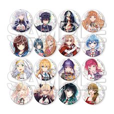 Dengeki Bunko Winter Festival Online 2021 Large Trading Pin Badges Vol. 1 Complete Box Set