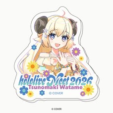 hololive Meet 2026 2nd Visual Acrylic Die-Cut Magnet Tsunomaki Watame