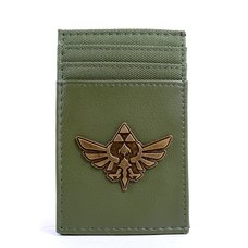 Nintendo Legend of Zelda Brass Badge Front Pocket Wallet