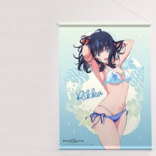 Gridman Universe W Suede B2 Tapestry Rikka Takarada: Swimsuit Ver.