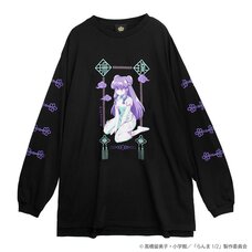 LISTEN FLAVOR Ranma 1/2 Collaboration Shampoo Long-Sleeve T-Shirt Black