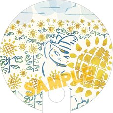 Natsume's Book of Friends Nyanko-sensei Sunflowers Clear Fan