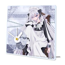 Playing Death Games to Put Food on the Table Acrylic Clock