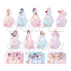 Love Live! Hasu no Sora Jogakuin School Idol Club Tradable Sticker Collection Ver.AURORA FLOWER (1 Piece)