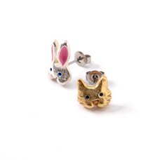 Palnart Poc Bunny & Kitten Earrings