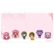 Elfen Lied Rubber Mat Mini Character