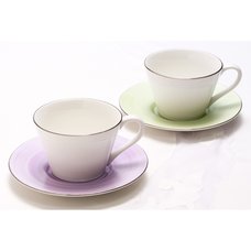 Pure Color Mino Ware Cup & Saucer Set