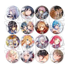 Dengeki Bunko Winter Festival Online 2021 Large Trading Pin Badges Vol. 2 Complete Box Set