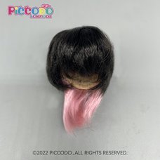 Piccodo Doll Wig Mullet Hair Pink Dip-Dye