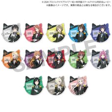 Love Live! Nijigasaki High School Idol Club (Gentle Nyangasaki) Cat-shaped Acrylic coaster (Set of 3)