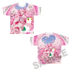 Sakura Miku x Hirosaki Sakura Festival 2026 Full Graphic T-shirt Art by iXima