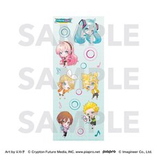 Piapro Characters Fit Boxing feat. Hatsune Miku Art by Niwako Face Towel Deformed Character Set
