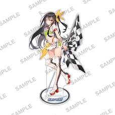 Tenkousaki no Seiso-Karen na Bishoujo ga Mukashi Danshi da to Omotte Issho ni Asonda Osananajimi Datta Ken Acrylic Stand Haruki Nikaidou Race Queen Ver.