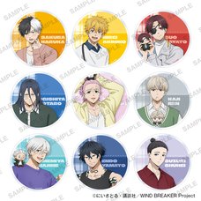 TV Anime Wind Breaker Acrylic Coaster Together with Plushies Ver. Complete Box Set