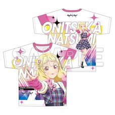 Love Live! Superstar!! Full Graphic T-shirt Music-Talk-Teamwork! Prime Adventure!! Ver. Natsumi Onitsuka