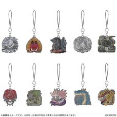Monster Hunter Wilds Monster Icon Metal Key Chain Vol. 2 Collection Box