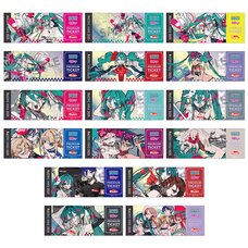 Racing Miku 2025 Ver. Trading Hologram Ticket Style Card Complete Box Set