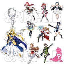 Sword Art Online Game Series Heroines Acrylic Keychain Collection Vol. 1 Box Set