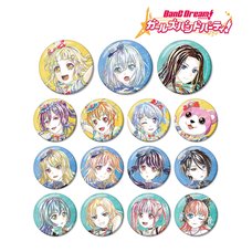 BanG Dream! Girls Band Party! Trading Ani-Art Acrylic Pin Badge Collection Vol. 4 Ver. C Complete Box Set