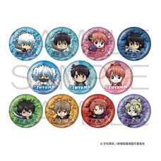 Gintama The New Movie: Yoshiwara in Flames Niitengo Tin Badge Collection Combat Ver. Complete Box Set