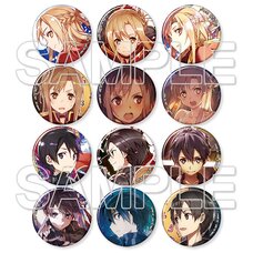 Sword Art Online Progressive Trading Tin Badges [2] Complete Box Set (Re-run)