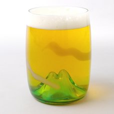 Mountain at Sunset Specialty Beer Glass