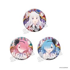 Re:Zero -Starting Life in Another World- Tin Badge Set Carnival Ver.