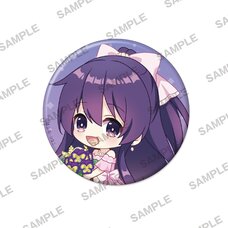 Date A Live Tohka Birthday 2025 Big Holographic Tin Badge Mini-Character Ver.