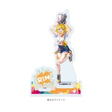 Piapro Characters Acrylic Stand Plate Kagamine Rin: Paint Ver.