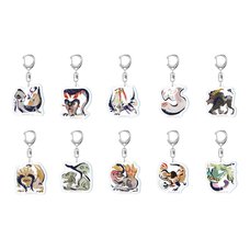 Monster Hunter Rise Monster Icon Acrylic Strap Collection Vol. 2 Box Set