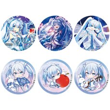 Snow Miku x Hirohako Hirosaki Ver. Hologram Trading Pin Badge (1-Pack)