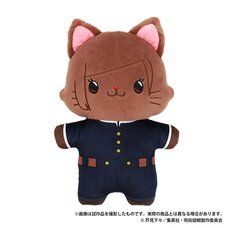 Jujutsu Kaisen Season 2 with CAT Flat Plushie with Eye Mask Nobara Kugisak
