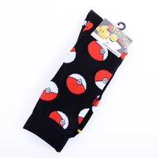 Pokémon Poké Ball Print Crew Socks