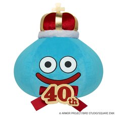 Dragon Quest Smile Slime Plushie L Slime: Dragon Quest 40th Anniversary Ver.