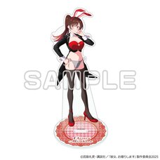 Rent-A-Girlfriend Big Acrylic Stand Chizuru Mizuhara: Reverse Bunny Ver.